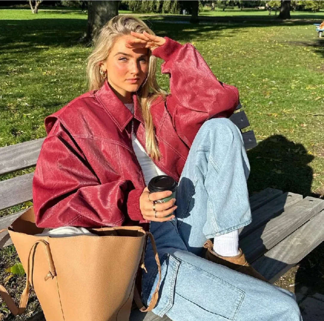 Elegante Oversize Jas voor Vrouw
