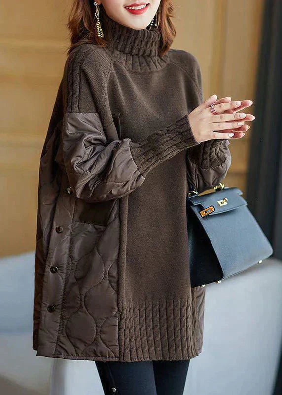 Dames Turtleneck Trui Warm en Zacht - StudioMarella