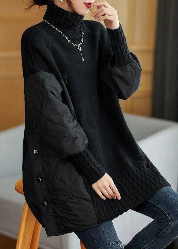Dames Turtleneck Trui Warm en Zacht
