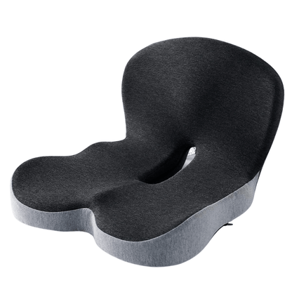 ErgoComfort Zitkussen Memory Foam Ergonomisch Drukverlagend Antislip | Bureaustoel Auto Thuiswerken Rugpijn Steunkussen Zitkussens