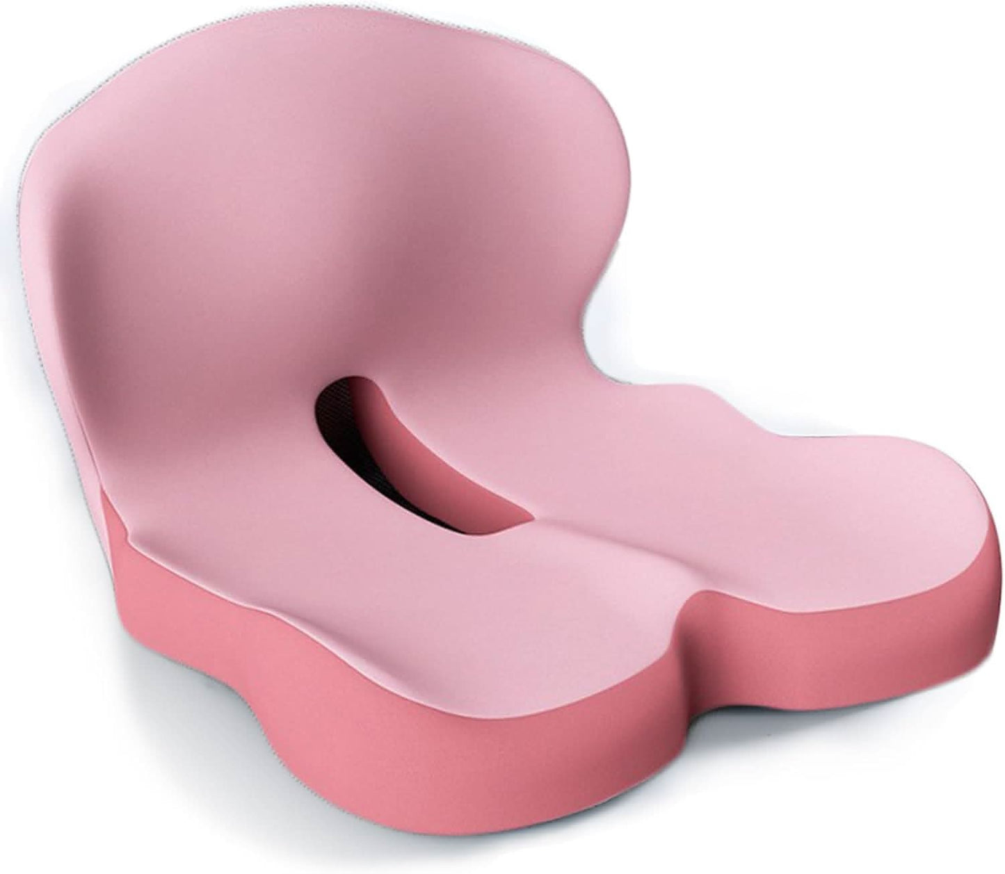 ErgoComfort Zitkussen Memory Foam Ergonomisch Drukverlagend Antislip | Bureaustoel Auto Thuiswerken Rugpijn Steunkussen Zitkussens