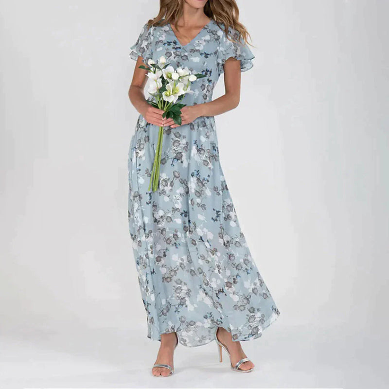 Elegante Jurk Bloemendesign voor Speciale Gelegenheden