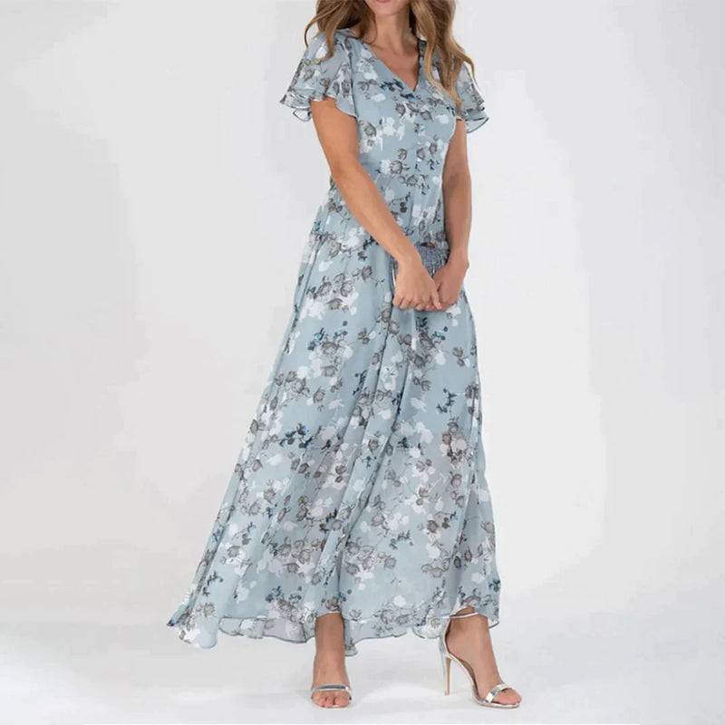 Elegante Jurk Bloemenprint voor Speciale Gelegenheden