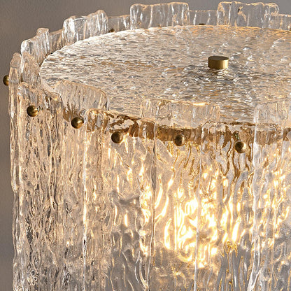 Glazen Tafellamp met Messing Voet – Design Verlichting voor Interieur