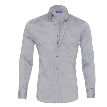 Heren Overhemd Lange Mouw Kwaliteit Casual Look