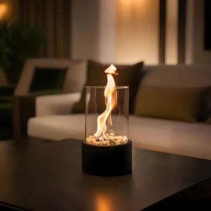 Tafelhaard Bioethanol Rookvrij Glas Modern Sfeervol Binnen Buiten