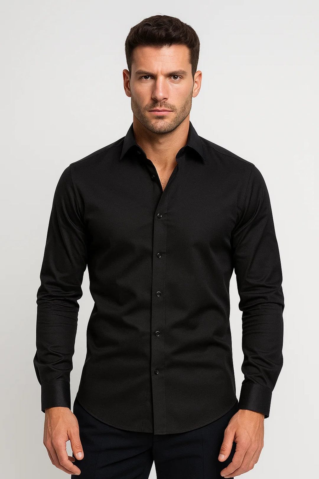 Heren Overhemd Lange Mouw Modern All Season