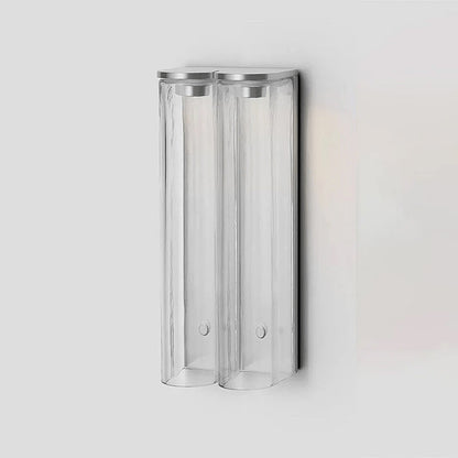 Smalle Buis Wandlamp met Glazen Kap – Moderne Wandverlichting voor Hal en Woonkamer