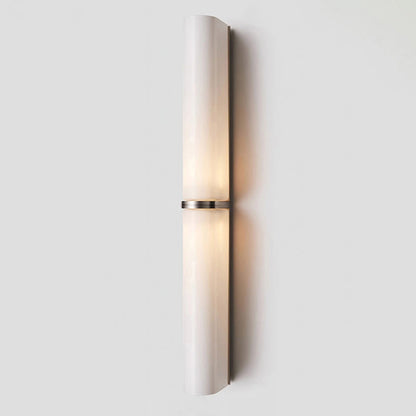 Smalle Buis Wandlamp met Glazen Kap – Moderne Wandverlichting voor Hal en Woonkamer