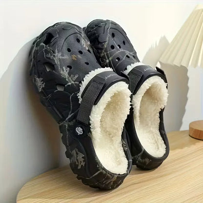 Slippers met antislip zool en gevoerde binnenkant