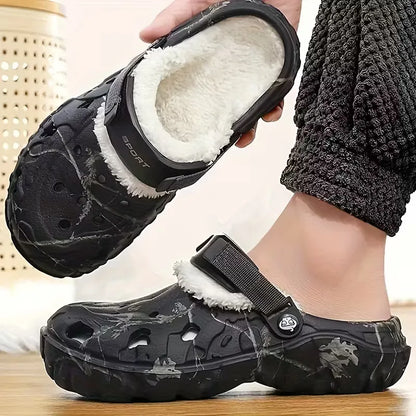 Slippers met antislip zool en gevoerde binnenkant