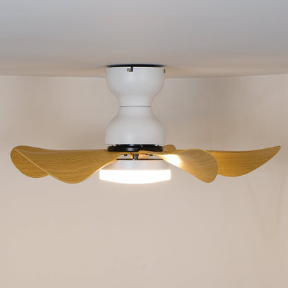 Plafondventilator met Geïntegreerde LED-verlichting Houteffect 74cm