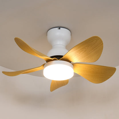 Plafondventilator met Geïntegreerde LED-verlichting Houteffect 74cm
