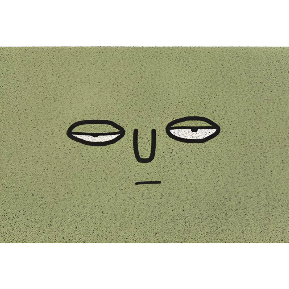 Deurmat met Smiley Opdruk 40×60 cm Antislip PVC Vloermat voor Entree Hal Voorportaal