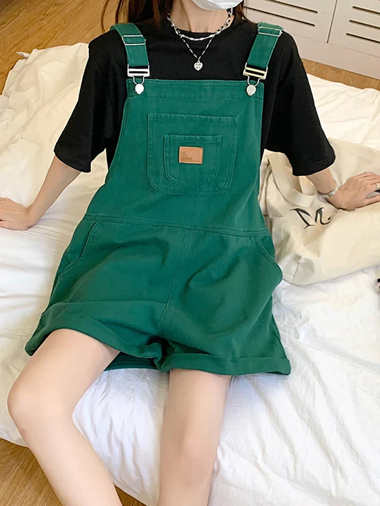 Dames Jumpsuit Zomerse Denim Overall Stijlvolle Zomerkleding - StudioMarella