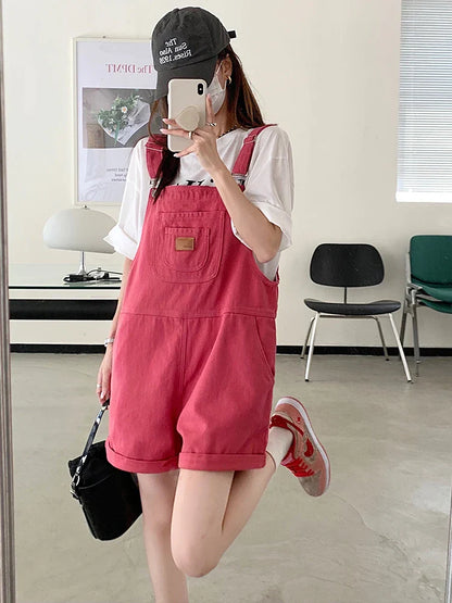 Dames Jumpsuit Zomerse Denim Overall Stijlvolle Zomerkleding