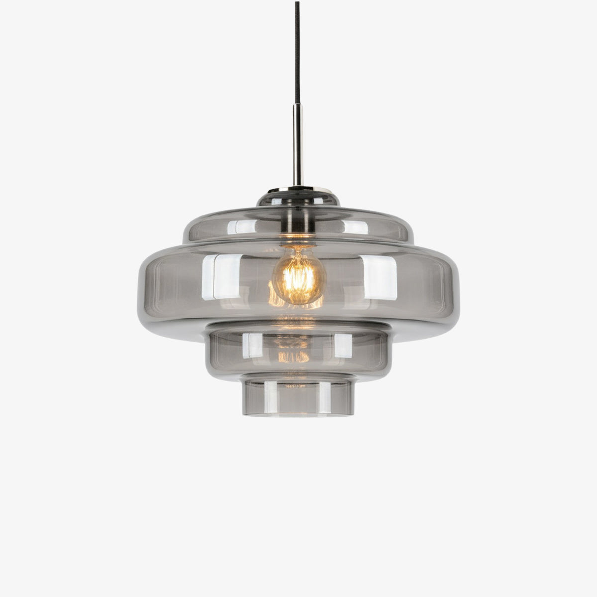 Gekleurde Glazen Hanglamp met Verstelbare Ophanging – Moderne Lichtpunt voor Eetkamer Keuken Woonkamer