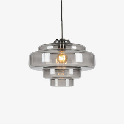 Gekleurde Glazen Hanglamp met Verstelbare Ophanging – Moderne Lichtpunt voor Eetkamer Keuken Woonkamer