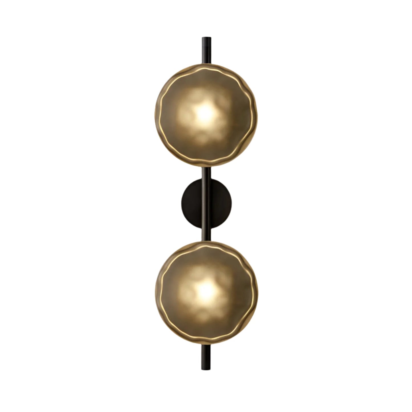 Wandlamp Glas Rond Scandinavisch LED 5W Zwart Goud 20cm Design