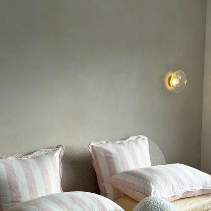 Wandlamp Glas Rond Scandinavisch LED 5W Zwart Goud 20cm Design