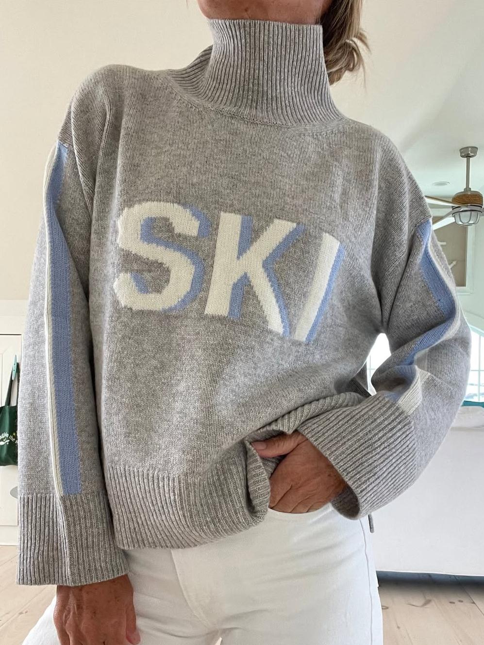 Dames Trui Korte Mouw Lichtblauw Linde Sky - StudioMarella