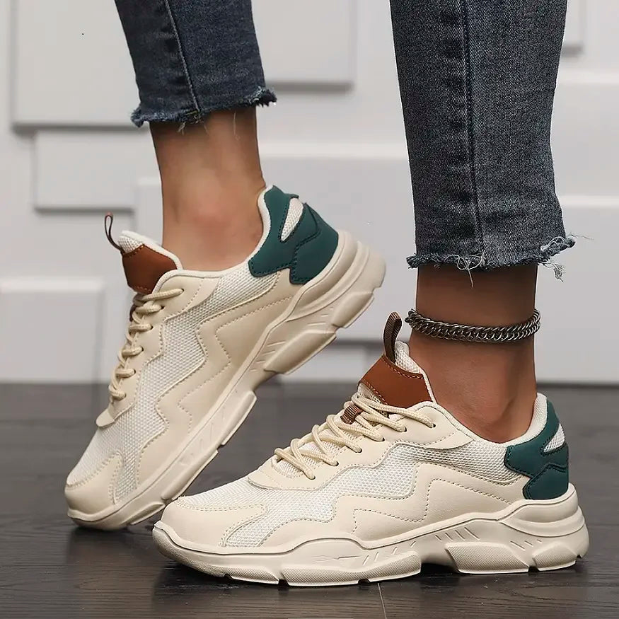 Sneakers Koya Casual Kleurblok Design - StudioMarella