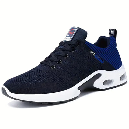 Sneakers met ademende mesh bovenkant
