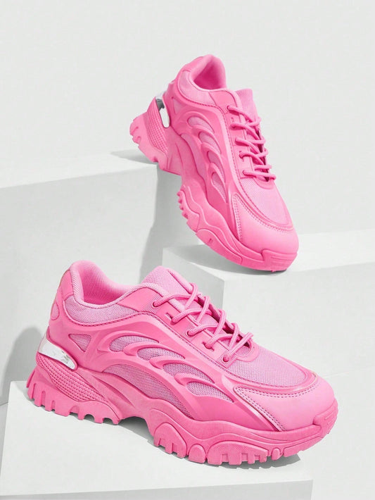 Sportschoenen met Dikke Zool en Ademend Mesh → Comfortabele Sportschoenen Dikke Zool Ademend - StudioMarella