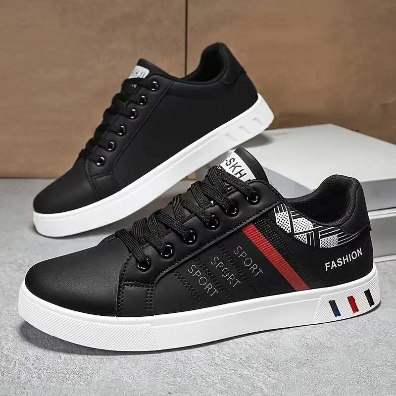 Sneakers met moderne uitstraling en vetersluiting