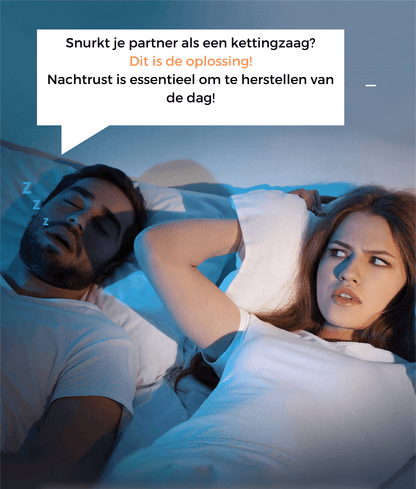 Anti-snurk Slaaphulp Apparaat met Zachte Impulsen Verstelbare Band Oplaadbaar