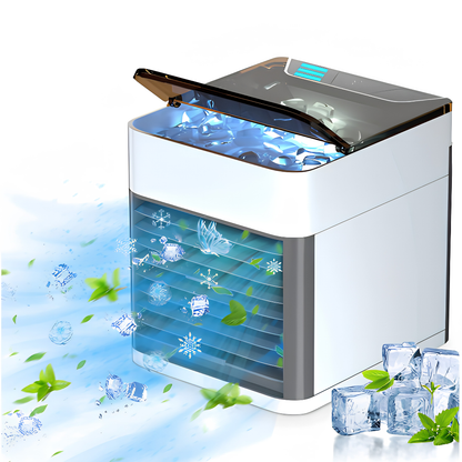 Draagbare Mini-Airco USB 28dB Fluistermotor Waterkoeling Kantoor & Thuis