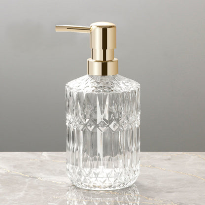 Glazen Zeepdispenser Transparant Pomp Badkamer Aanrecht Navulbaar Vloeibare Zeep Lotion Dispenser Wastafel Toilet Accessoire
