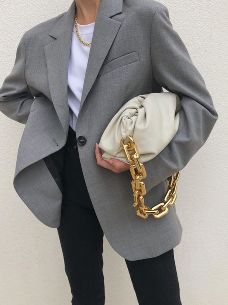 Dameshandtas Gouden Ketting Luxe Modern Design