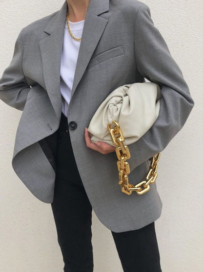 Dameshandtas Gouden Ketting Luxe Modern Design