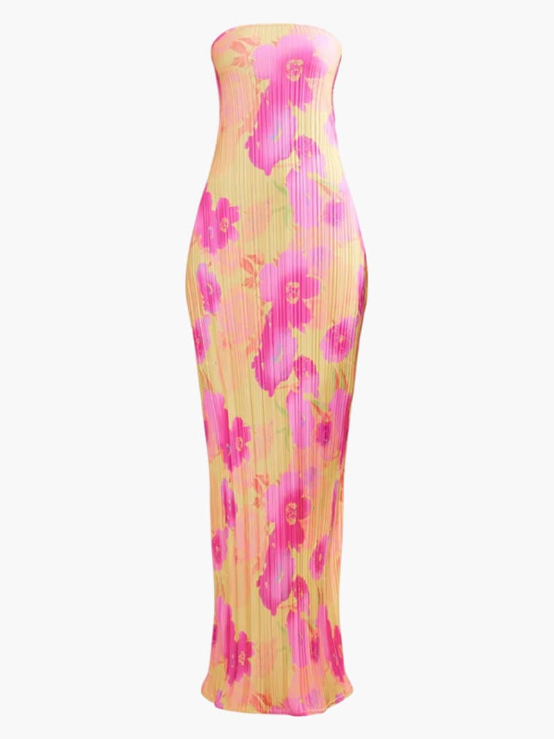 Vrouwelijke Zomerjurk Maxikleed Bloemenprint Stijlvol