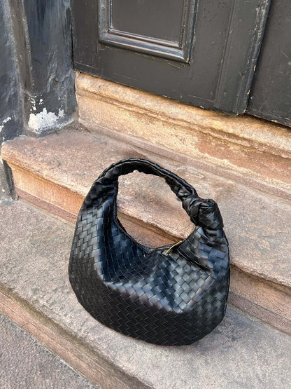 Schouder tas voor Dames Gevlochten Medium Formaat