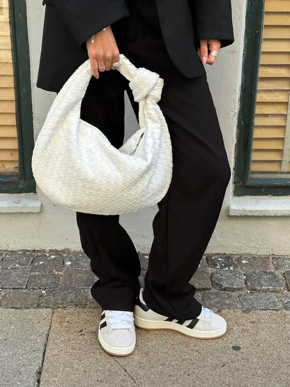 Schouder tas voor Dames Gevlochten Medium Formaat