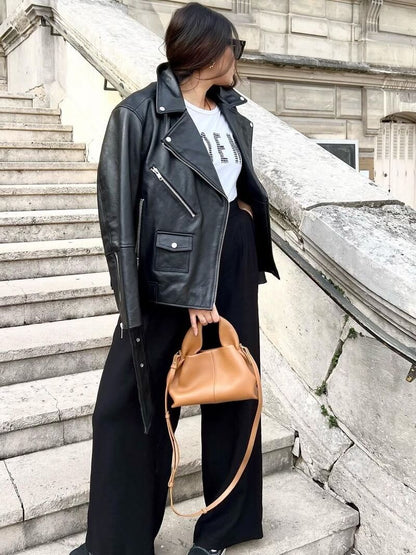 Kunstlederen Handtas voor Dames Elegante Minimalistisch Design