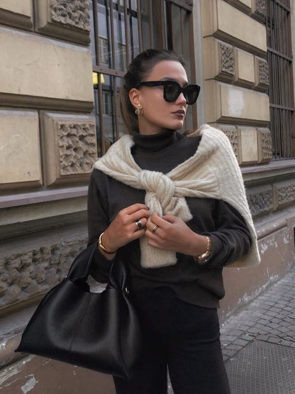 Kunstlederen Handtas voor Dames Elegante Minimalistisch Design