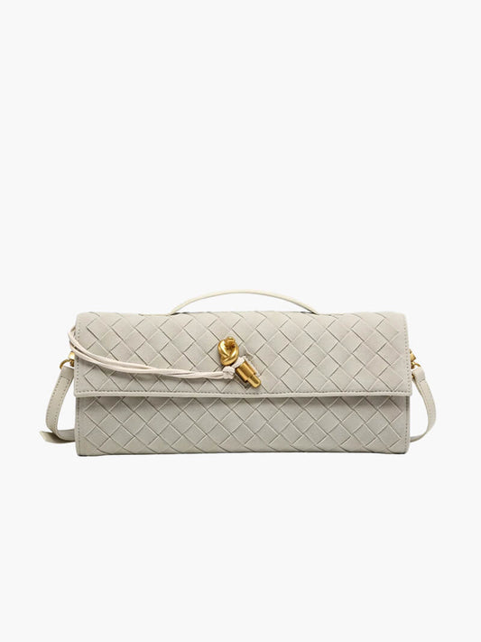 Kunstleer Clutch Gevlochten Handtasje voor Dames - StudioMarella