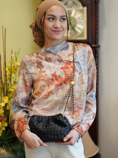Dameshandtas Gouden Ketting Luxe Leer Design