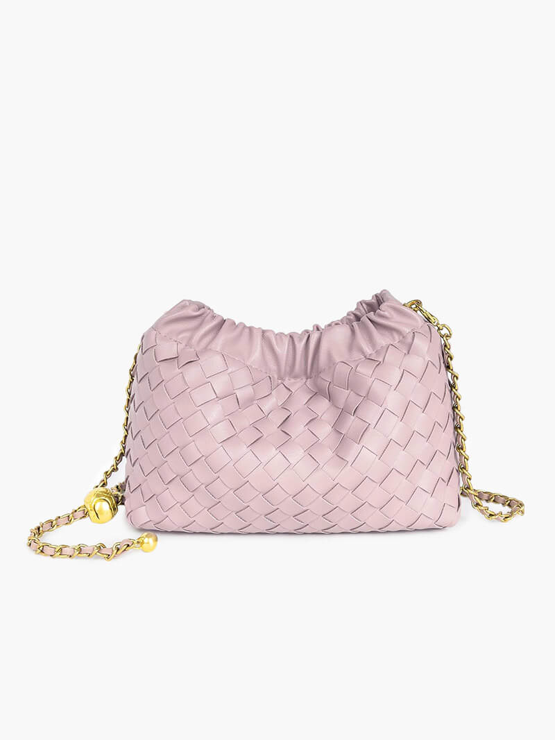 Dameshandtas Gouden Ketting Luxe Leer Design