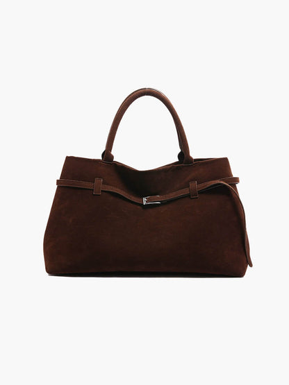 Zwarte Suède Handtas voor Dames Luxe Stijl - StudioMarella