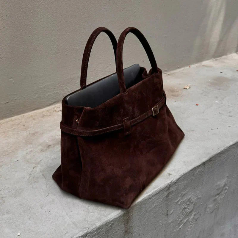 Vegan Suede Schoudertas Luxe Design voor Dames
