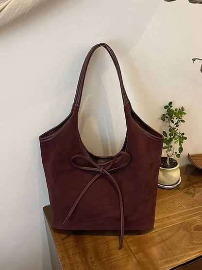 Suède Handtas Dames Elegante Stijl