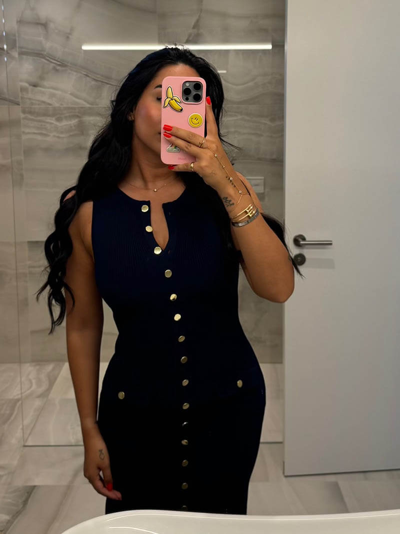 Dames maxi-jurk soepelvallend elegante pasvorm