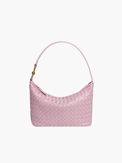 Gevlochten Schoudertas voor Vrouw Leer Handtas Elegance