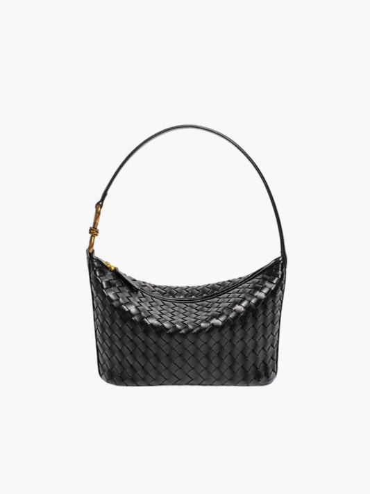 Gevlochten Schoudertas voor Vrouw Leer Handtas Elegance - StudioMarella