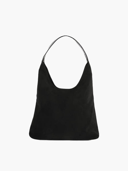 Suède Schoudertas Elegante Minimalistisch Stijl