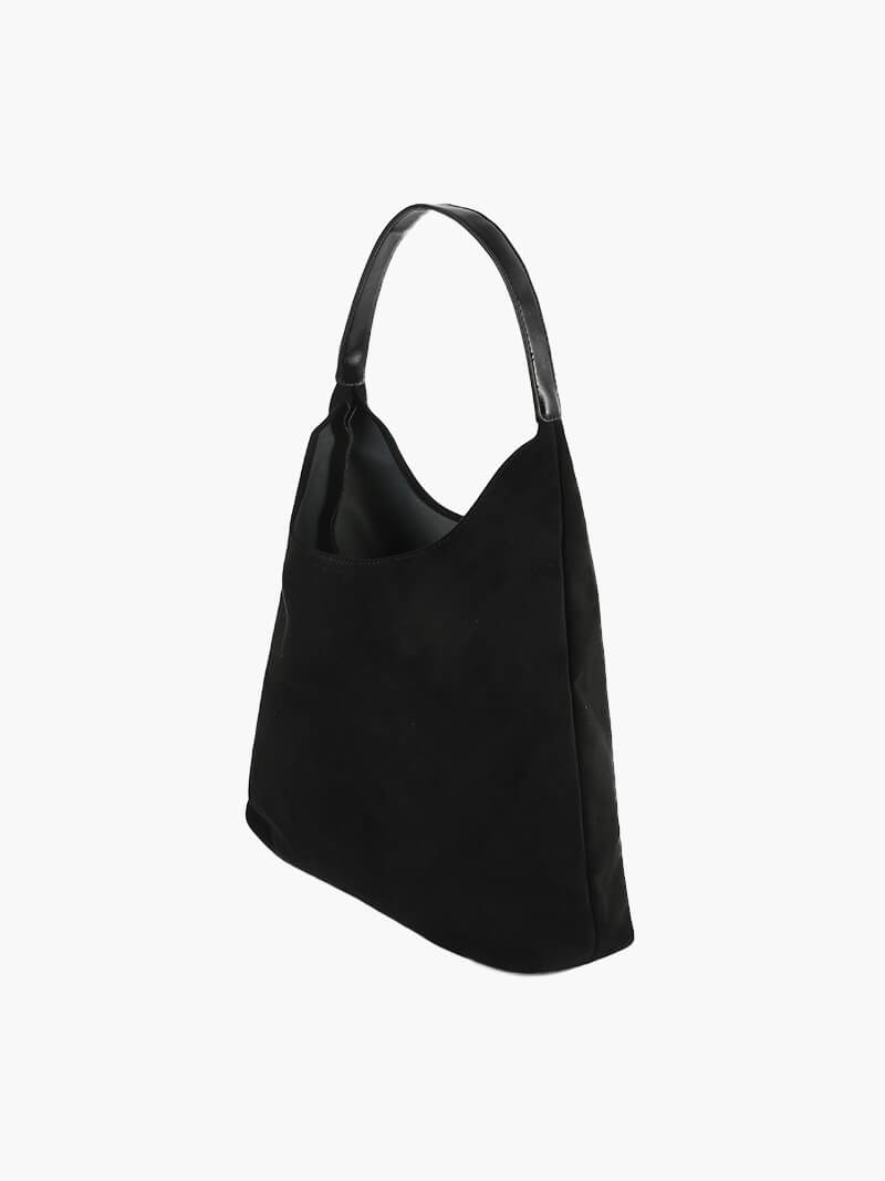 Suède Schoudertas Elegante Minimalistisch Stijl